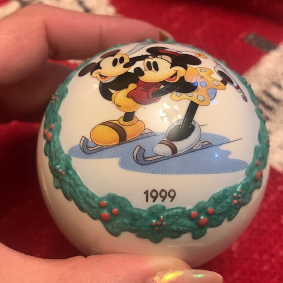1999 Walt Disney on Ice Mickey & Minnie Classics Collection Ornament MIB COA - Picture 2 of 5